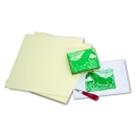 Sax Sax 6 x 9 in. Easy-To-Cut Synthetic Unmounted Linoleum; Pack 12 402395